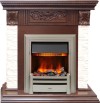 Каминокомплект Dimplex Luxemburg (каменный) - Сланец/Темный дуб с очагом Chesford фото 1 — Умный климат - Красноярск