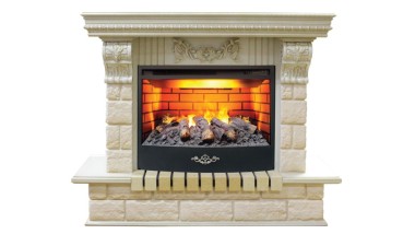 Камин электрический RealFlame Gracia 25,5 WT c очагом FireStar 25,5 3D — Умный климат - Красноярск