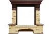 Каминокомплект Dimplex Pierre Luxe - Темный дуб / Сланец с очагом Danville Brass FB2 фото 2 — Умный климат - Красноярск