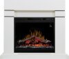 Каминокомплект Dimplex Lindos - Белый (Высота 985мм) с очагом Symphony 26'' DF2624-L фото 1 — Умный климат - Красноярск