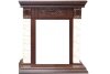 Каминокомплект Dimplex Luxemburg (каменный) - Сланец/Темный дуб с очагом Danville Antique Brass FB2 фото 2 — Умный климат - Красноярск