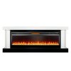 Каминокомплект Royal Flame Vancouver 60 - Белый с черным с очагом Vision 60 LED фото 1 — Умный климат - Красноярск