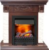 Каминокомплект Dimplex Luxemburg (каменный) - Сланец/Темный дуб с очагом Danville Black FB2 фото 1 — Умный климат - Красноярск