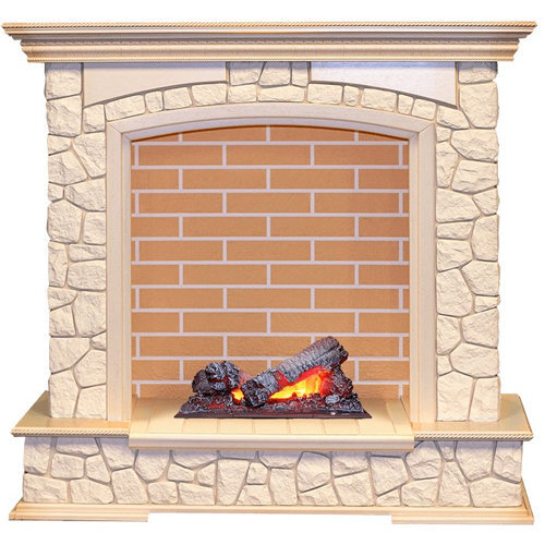 Портал Dimplex Preston Cassete 400/600 слоновая кость с патиной/белый фото 1 — Умный климат - Красноярск