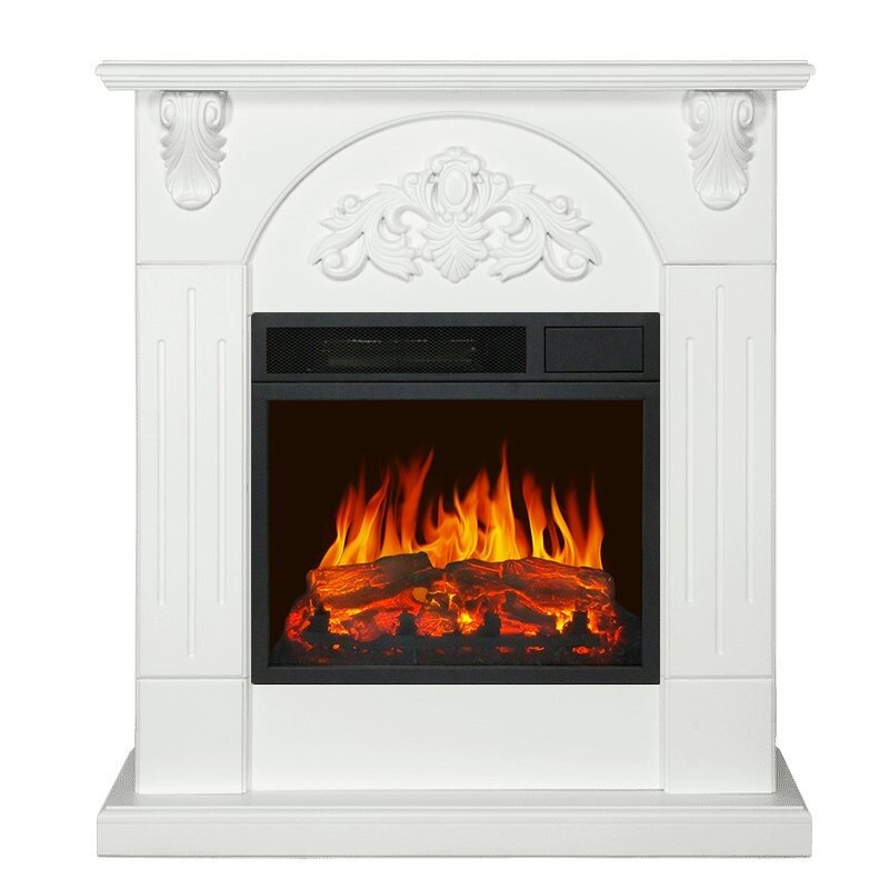 Каминокомплект Royal Flame Chester Wood - Белый с очагом Vision 18 LED FX фото 1 — Умный климат - Красноярск