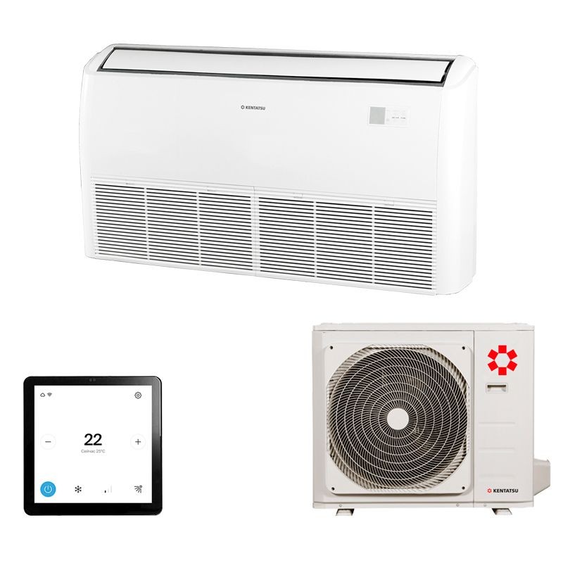 Kentatsu KSCB140HZRN1W/KSUNB140HZRN3 напольно-потолочная инверторная сплит-система фото 1 &mdash; Умный климат - Красноярск