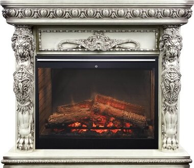 Каминокомплект Dimplex Windsor - Слоновая кость с патиной с очагом Symphony 30'' DF3020-INT &mdash; Умный климат - Красноярск