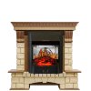 Каминокомплект Royal Flame Pierre Luxe - Дуб / Шампань с очагом Majestic FX M Black фото 1 — Умный климат - Красноярск