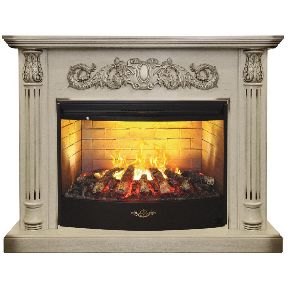 Камин электрический RealFlame Salford 33 WT с FireStar 33 3D фото 1 — Умный климат - Красноярск