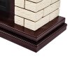 Портал угловой Electrolux Bricks 30 U кирпич бежевый/тёмный дуб фото 3 — Умный климат - Красноярск