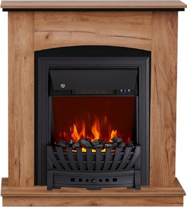 Каминокомплект Royal Flame Barcelona (разборный) - Дуб табачный с очагом Aspen Black &mdash; Умный климат - Красноярск