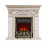 Каминокомплект Royal Flame Dublin - Слоновая кость с патиной / Сланец крем с очагом Aspen Gold фото 1 — Умный климат - Красноярск