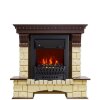 Каминокомплект Royal Flame Pierre Luxe - Темный дуб / Шампань с очагом Aspen Black фото 1 — Умный климат - Красноярск