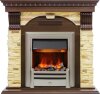 Каминокомплект Dimplex Dublin угловой - Темный дуб / Сланец с очагом Chesford фото 1 — Умный климат - Красноярск