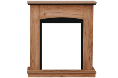 Каминокомплект Royal Flame Barcelona (разборный) - Дуб табачный с очагом Majestic FX M Black &mdash; Умный климат - Красноярск