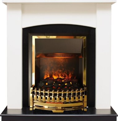 Каминокомплект Dimplex Baltimore - Слоновая кость, черный с очагом Atherton — Умный климат - Красноярск