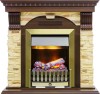 Каминокомплект Dimplex Dublin угловой - Темный дуб / Сланец с очагом Danville Antique Brass FB2 фото 1 — Умный климат - Красноярск
