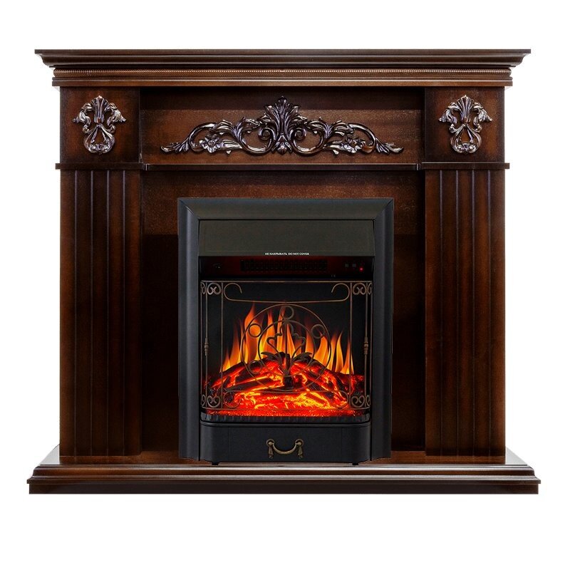 Каминокомплект Royal Flame Provence - Коньяк с очагом Majestic FX Black фото 1 — Умный климат - Красноярск