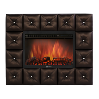 Портал Firelight Crystal 30 темная экокожа + очаг 3020LS — Умный климат - Красноярск