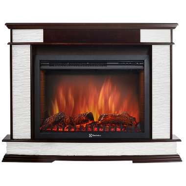 Портал Firelight Scala 25 сланец скалистый белый, тёмный дуб — Умный климат - Красноярск