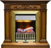 Каминокомплект Dimplex Verona - Дуб антик с очагом Danville Antique Brass FB2 фото 1 — Умный климат - Красноярск