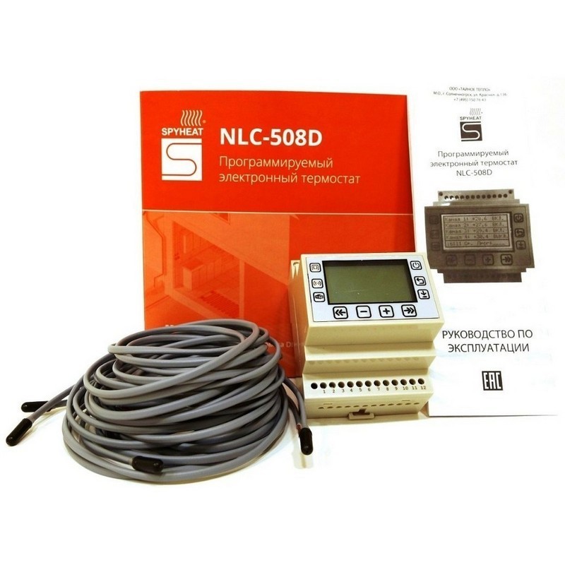 SpyHeat NLC-508D микропроцессорный электронный термостат фото 1 — Умный климат - Красноярск