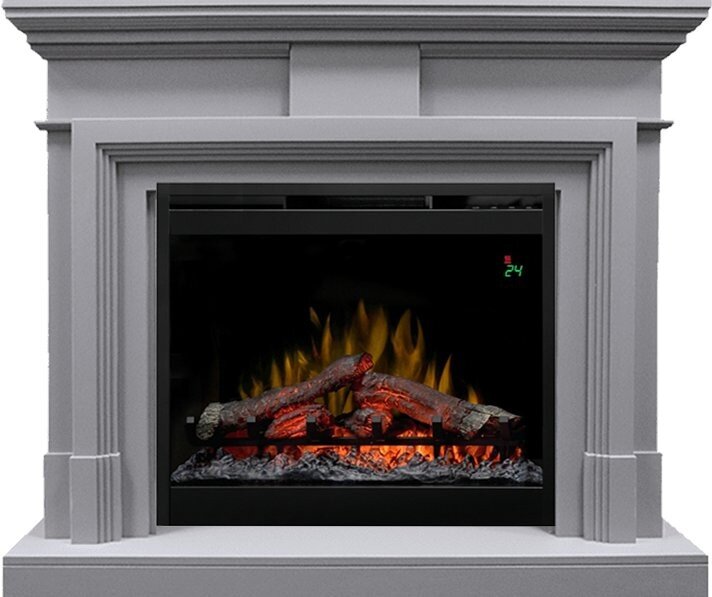 Каминокомплект Dimplex Coventry Gray - Серый с очагом Symphony 26'' DF2624-L фото 1 — Умный климат - Красноярск