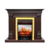 Каминокомплект Royal Flame Dallas - Темный дуб с очагом Fobos FX M Brass фото 1 — Умный климат - Красноярск