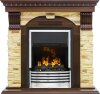 Каминокомплект Dimplex Dublin угловой - Темный дуб / Сланец с очагом Flagstaff фото 1 — Умный климат - Красноярск