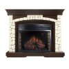 Каминокомплект Royal Flame Glasgow - Темный дуб / Белый (Высота 1100мм) с очагом Dioramic 28 LED FX фото 1 — Умный климат - Красноярск