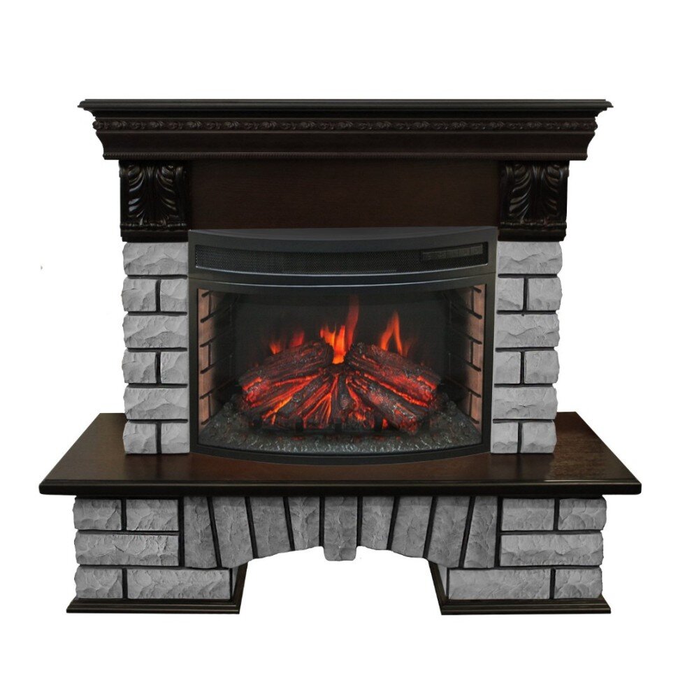 Камин электрический RealFlame Country Lux Rock 25 AO с FireField 25 SIR фото 1 — Умный климат - Красноярск