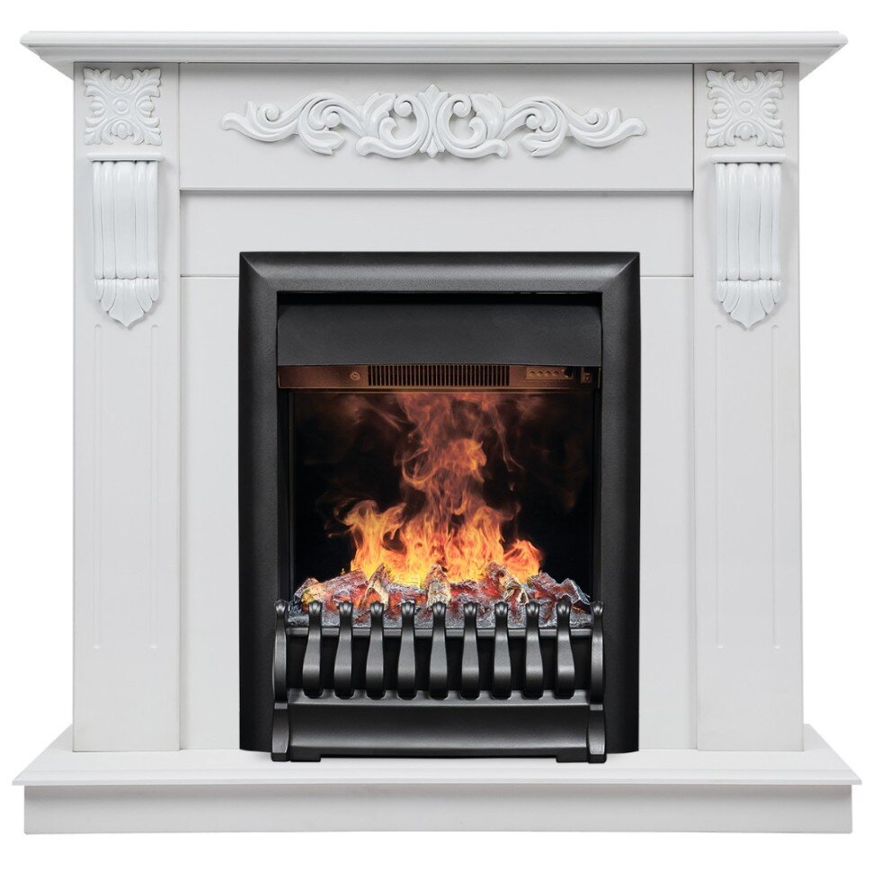Камин электрический RealFlame Dominica  WT с Oregan 3D фото 1 — Умный климат - Красноярск