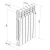 Royal Thermo Revolution Bimetal 500 2.0 6 секций радиатор фото 6 — Умный климат - Красноярск