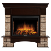 Портал Firelight Forte Wood 25 камень коричневый, шпон темный дуб фото 1 — Умный климат - Красноярск
