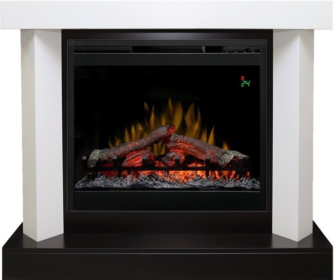 Каминокомплект Dimplex Vancouver - Фактурный белый с очагом Symphony 26'' DF2624-L фото 1 — Умный климат - Красноярск