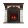 Каминокомплект Royal Flame Dublin угловой - Темный дуб / Сланец белый с очагом Aspen Black фото 1 — Умный климат - Красноярск