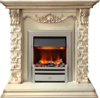 Каминокомплект Dimplex Adriana - Cлоновая кость с очагом Chesford — Умный климат - Красноярск