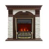 Каминокомплект Royal Flame Dublin угловой - Темный дуб / Сланец белый с очагом Aspen Gold фото 1 — Умный климат - Красноярск