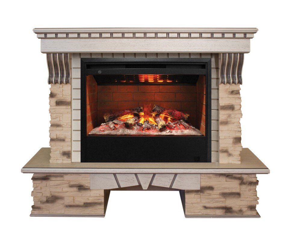 Камин электрический RealFlame Sorento WT с Helios 26 3D фото 1 — Умный климат - Красноярск
