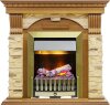 Каминокомплект Dimplex Dublin -  Дуб / Сланец с очагом Danville Antique Brass FB2 фото 1 — Умный климат - Красноярск