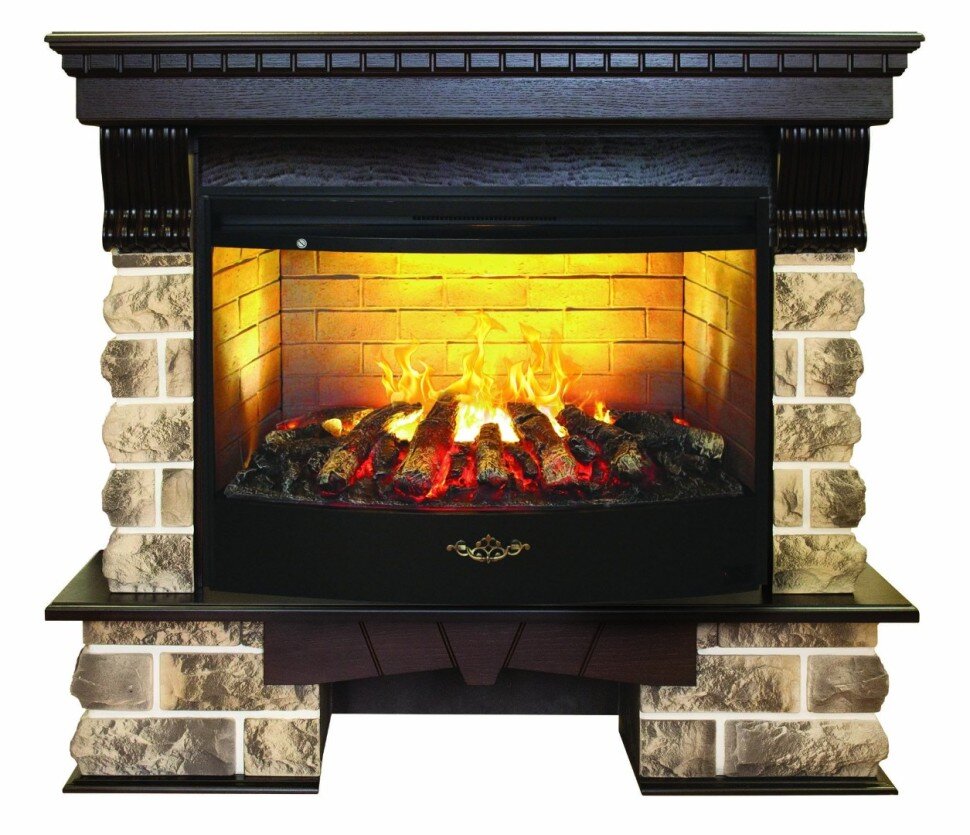 Камин электрический RealFlame Kansas 33 AO c FireStar 33 3D фото 1 — Умный климат - Красноярск