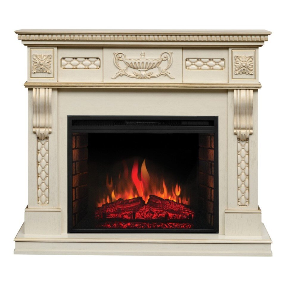 Камин электрический RealFlame Corsica Lux WT с Evrika 25,5 LED фото 1 — Умный климат - Красноярск