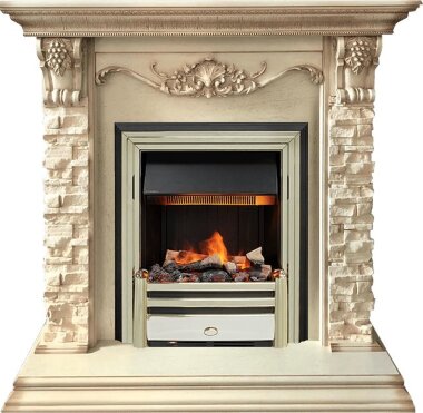 Каминокомплект Dimplex Adriana - Cлоновая кость с очагом Cavendish — Умный климат - Красноярск