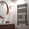 Royal Thermo Casa black П18 500х1000 (встроен. диммер) электрополотенцесушитель фото 3 — Умный климат - Красноярск