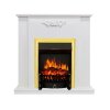 Каминокомплект Royal Flame Capri - Белое дерево делюкс с очагом Fobos FX Brass фото 1 — Умный климат - Красноярск