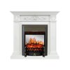 Каминокомплект Royal Flame Verona - Белый дуб с очагом Fobos FX M Black фото 1 — Умный климат - Красноярск