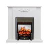 Каминокомплект Royal Flame Capri - Белое дерево делюкс с очагом Fobos FX M Black фото 1 — Умный климат - Красноярск