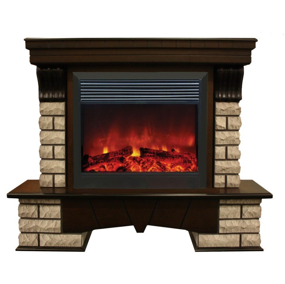 Камин электрический RealFlame Country Rock 26 AO с MoonBlaze Lux BL S фото 1 — Умный климат - Красноярск