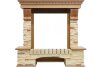 Каминокомплект Royal Flame Pierre Luxe - Дуб / Сланец с очагом Fobos FX M Brass фото 2 — Умный климат - Красноярск