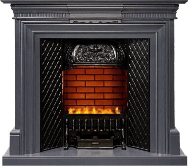 Каминокомплект Dimplex Chelsea - Серый графит с очагом Cassette 400 LNH-INT PS (без дров) &mdash; Умный климат - Красноярск